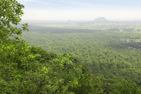 Scenic beauty from the top of Canary Hill, Hazaribagh, Jharkhand